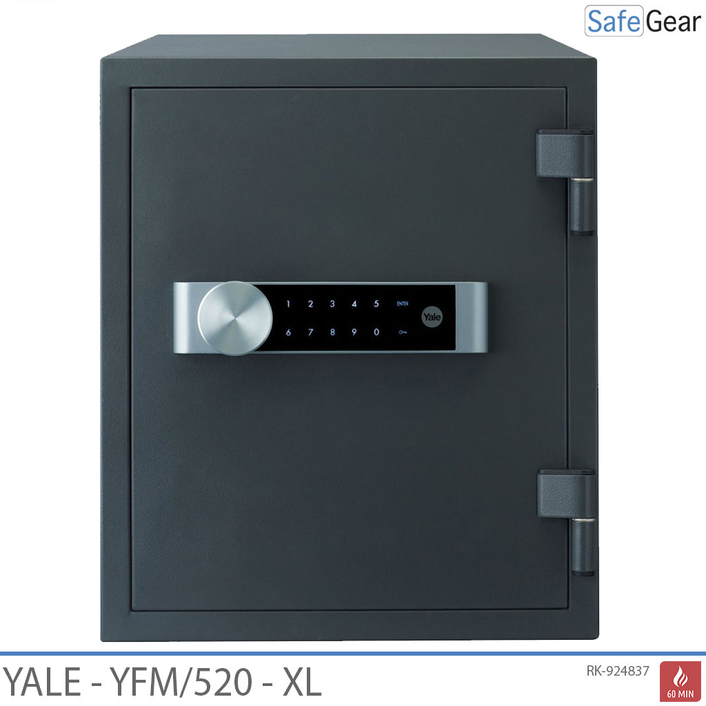 Yale YFM520 brandsikret (37L) XL - Værdiskabe - Brandbeskyttelse 60 min