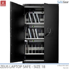 Zeus 18 - Laptop safe (24 laptops) - Key Lock